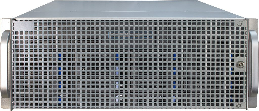 Inter-Tech 4U-4416L Ställning Svart, Silver
