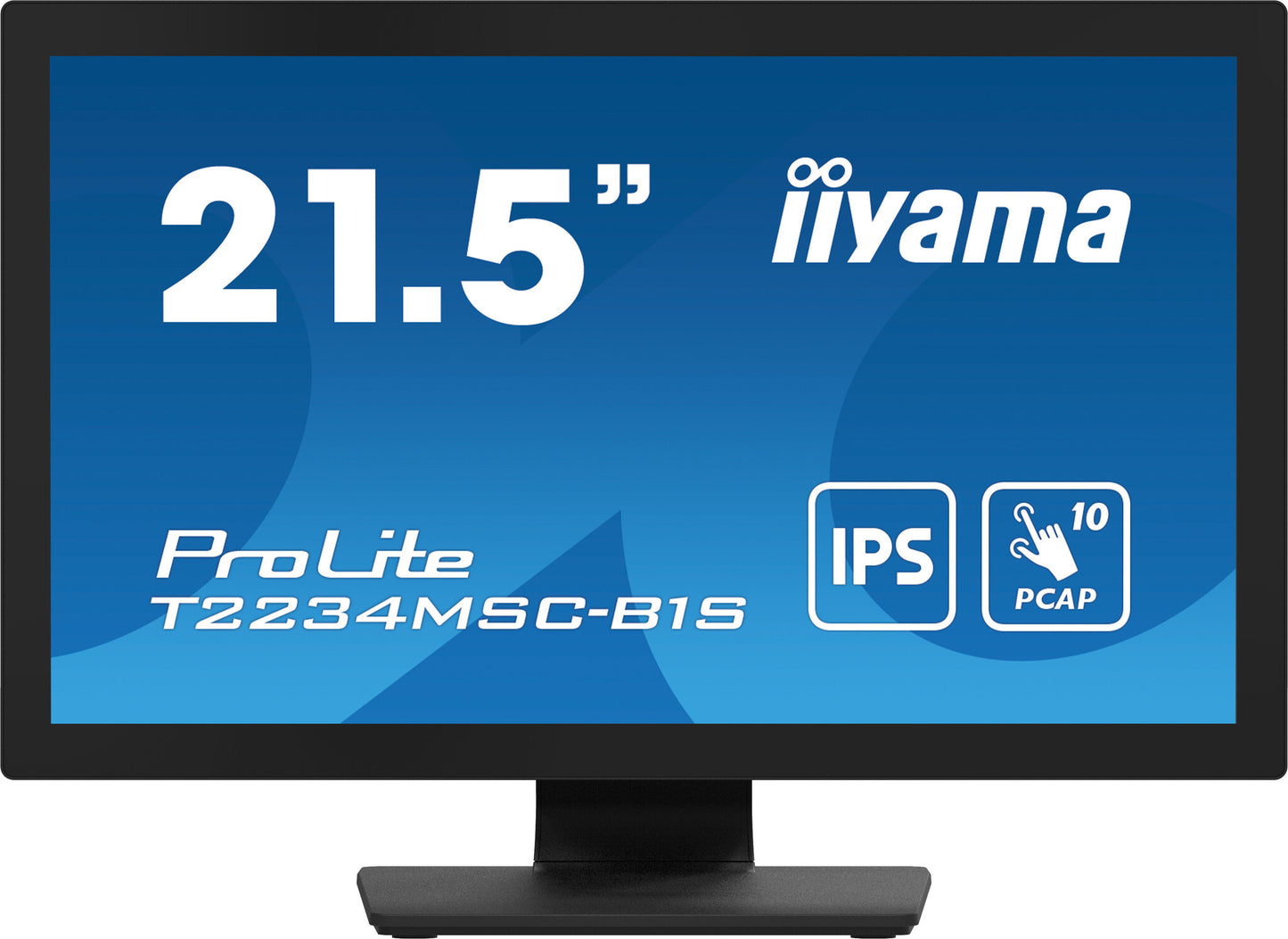 iiyama ProLite T2234MSC-B1S platta pc-skärmar 54,6 cm (21.5") 1920 x 1080 pixlar Full HD Pekskärm Svart