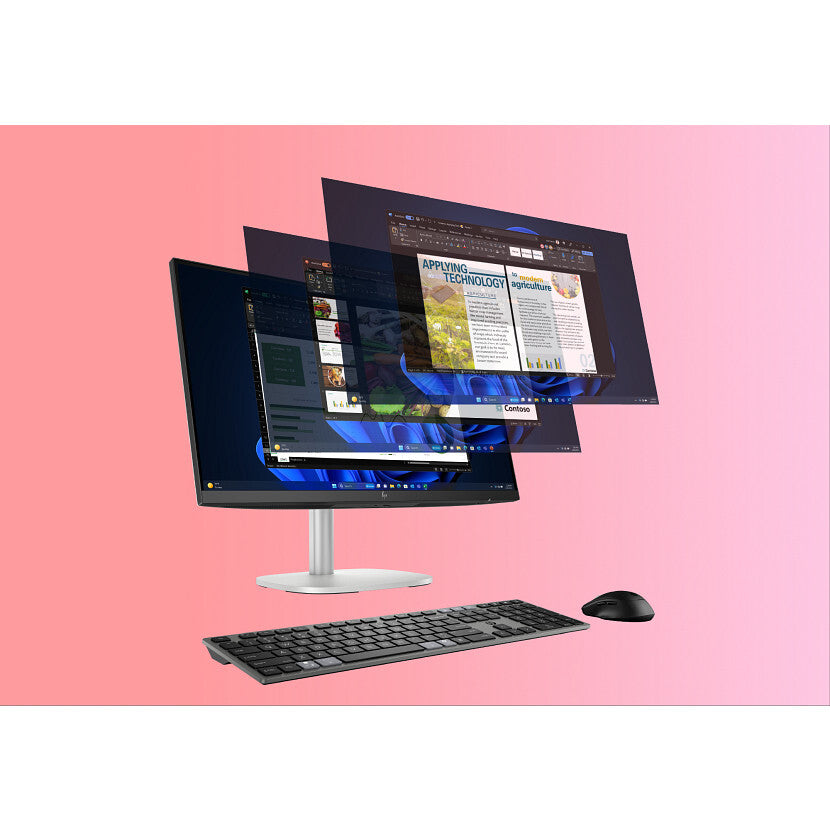 HP EliteStudio 8 G1i AI Intel Core Ultra 5 235 60,5 cm (23.8") 1920 x 1080 pixlar Pekskärm Allt-i-ett-dator 16 GB DDR5-SDRAM 512 GB SSD Windows 11 Pro Wi-Fi 7 (802.11be) AI PC Silver