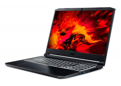 Acer Nitro 5 AN515-55-790P Intel® Core™ i7 i7-10750H Bärbar dator 39,6 cm (15.6") Full HD 8 GB DDR4-SDRAM 512 GB SSD NVIDIA® GeForce® GTX 1660 Ti Wi-Fi 6 (802.11ax) Windows 10 Home Svart, Röd