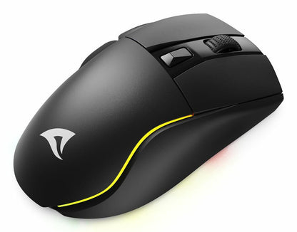 Sharkoon SGM50W datormöss Spela högerhand RF Wireless + USB Type-A Optisk 6400 DPI
