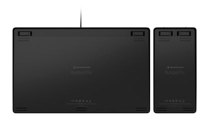 3Dconnexion Keyboard Pro with Numpad tangentbord Kontor USB + RF Wireless + Bluetooth QWERTZ tyska Svart