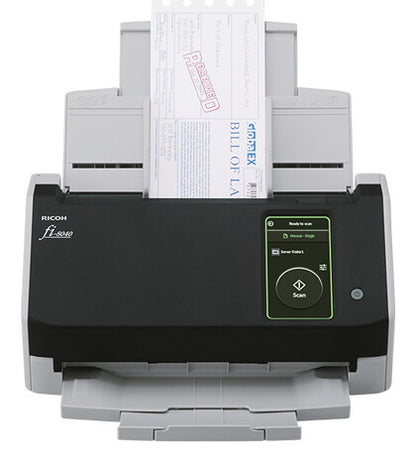 Ricoh fi-8040 ADF + scanner med manuell matning 600 x 600 DPI A4 Svart, Grå