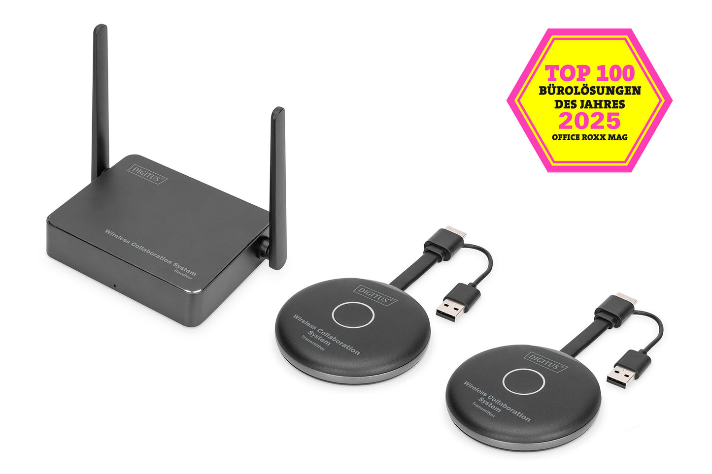 Digitus DS-55317 trådlöst presentationssystem HDMI Skrivbord