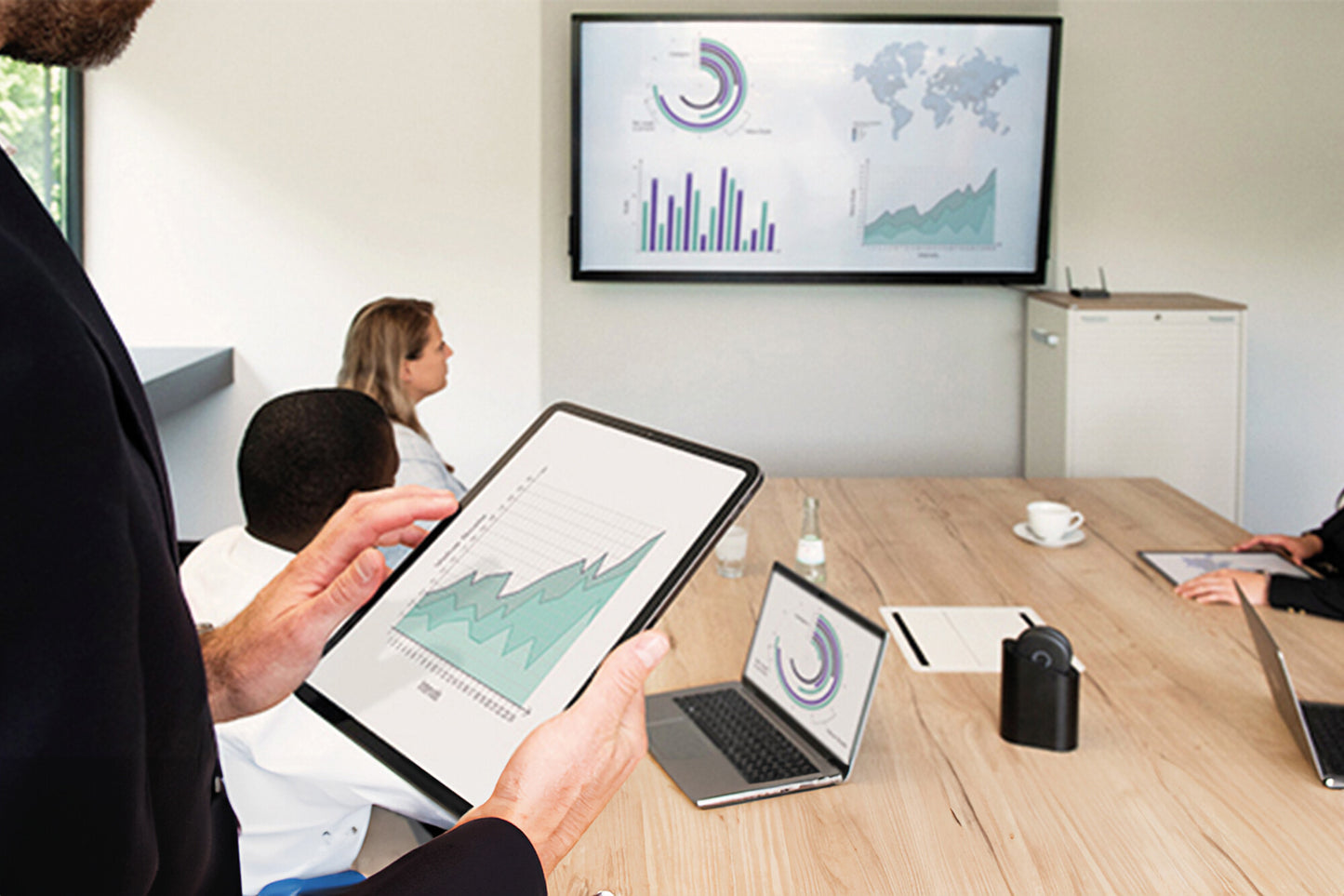 Digitus DS-55317 trådlöst presentationssystem HDMI Skrivbord