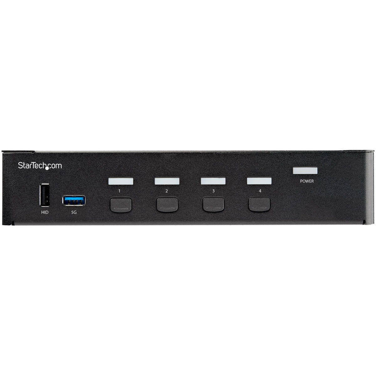 StarTech.com 4-ports HDMI KVM-switch - En skärm 4K 60 Hz Ultra HD HDR - Desktop HDMI 2.0 KVM-switch med 2 portar USB 3.0-hubb (5 Gbit/s) och 4x USB 2.0 HID, ljud - Snabbtangenter för omkoppling - TAA