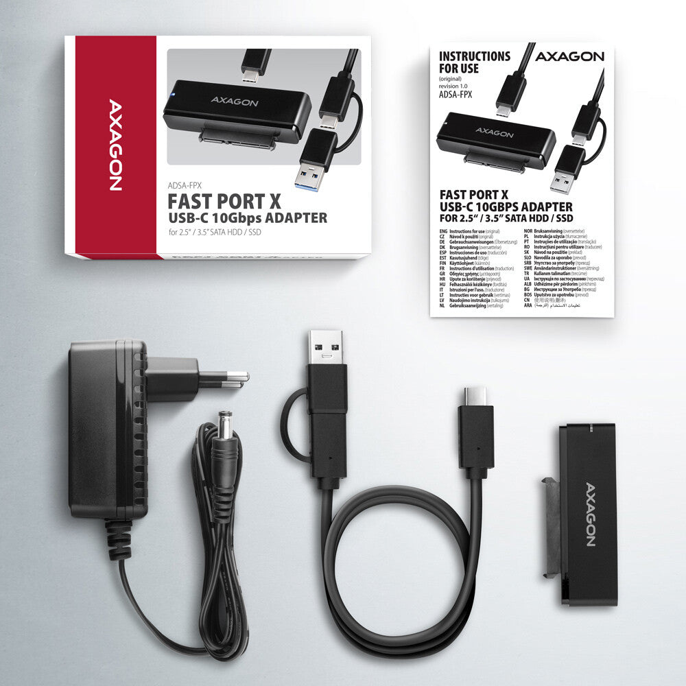 Axagon Nicht kategorisiert nätverkskort/adapters SATA