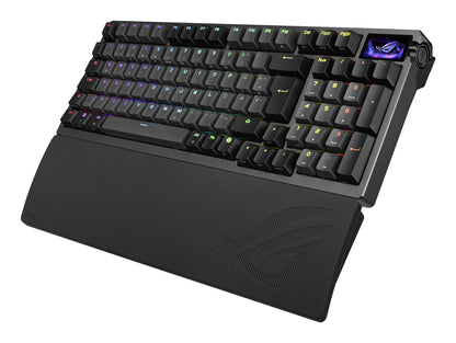 ASUS ROG Azoth 96 HE tangentbord Spela USB + RF Wireless + Bluetooth QWERTZ Svart