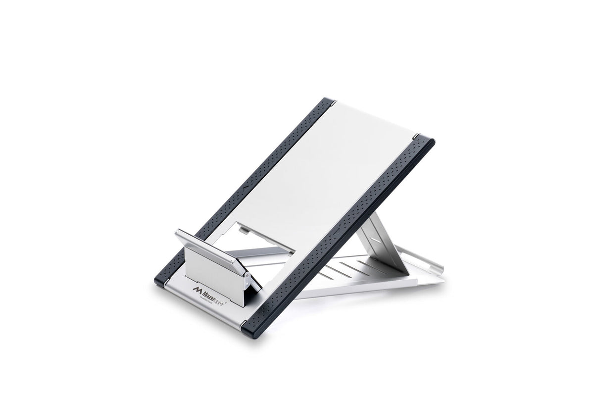 Mousetrapper Alpha & Laptop Stand tangentbord Kontor USB + Bluetooth QWERTY Nordic Svart, Silver