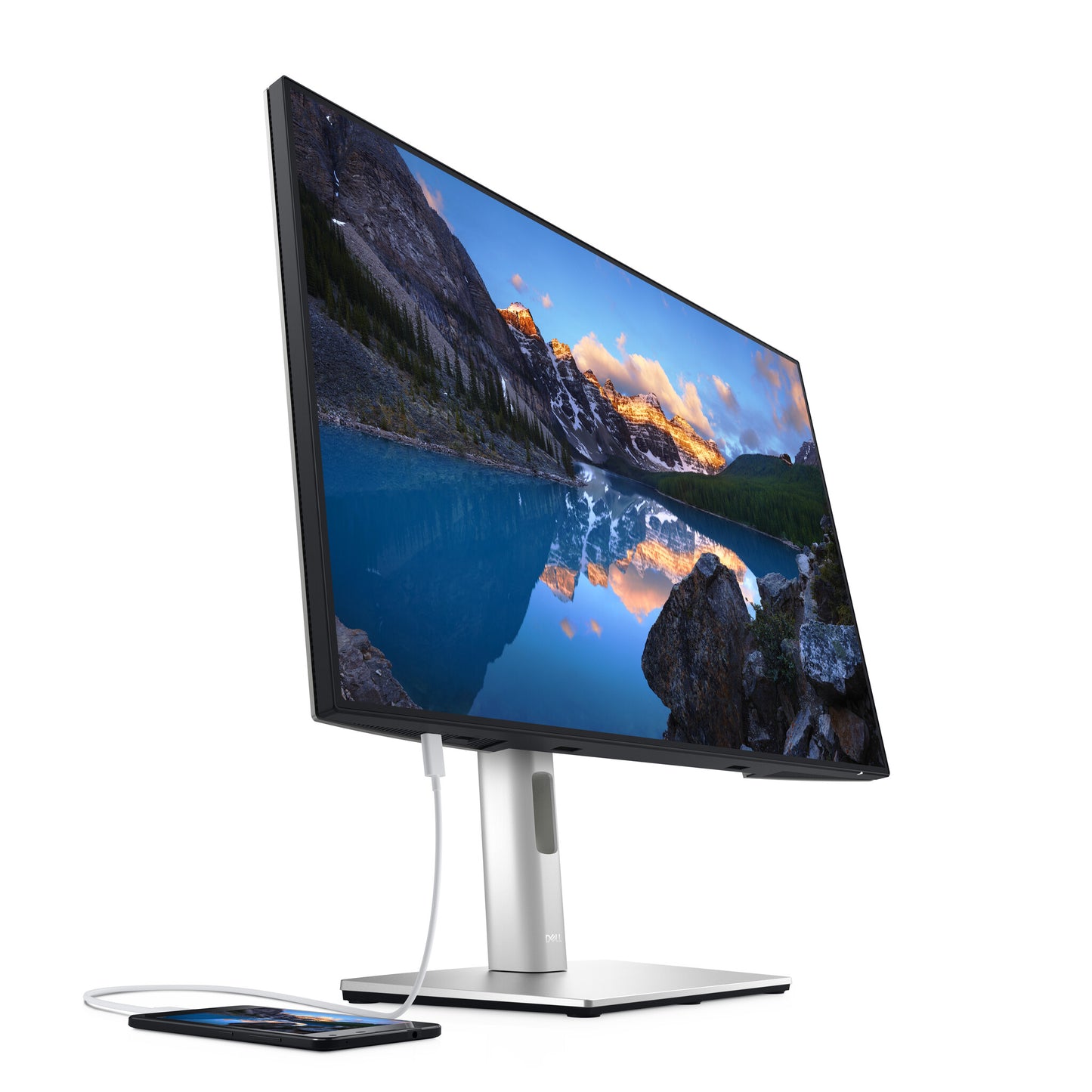 DELL UltraSharp U2421E LED display 61,2 cm (24.1") 1920 x 1200 pixlar WUXGA LCD Silver