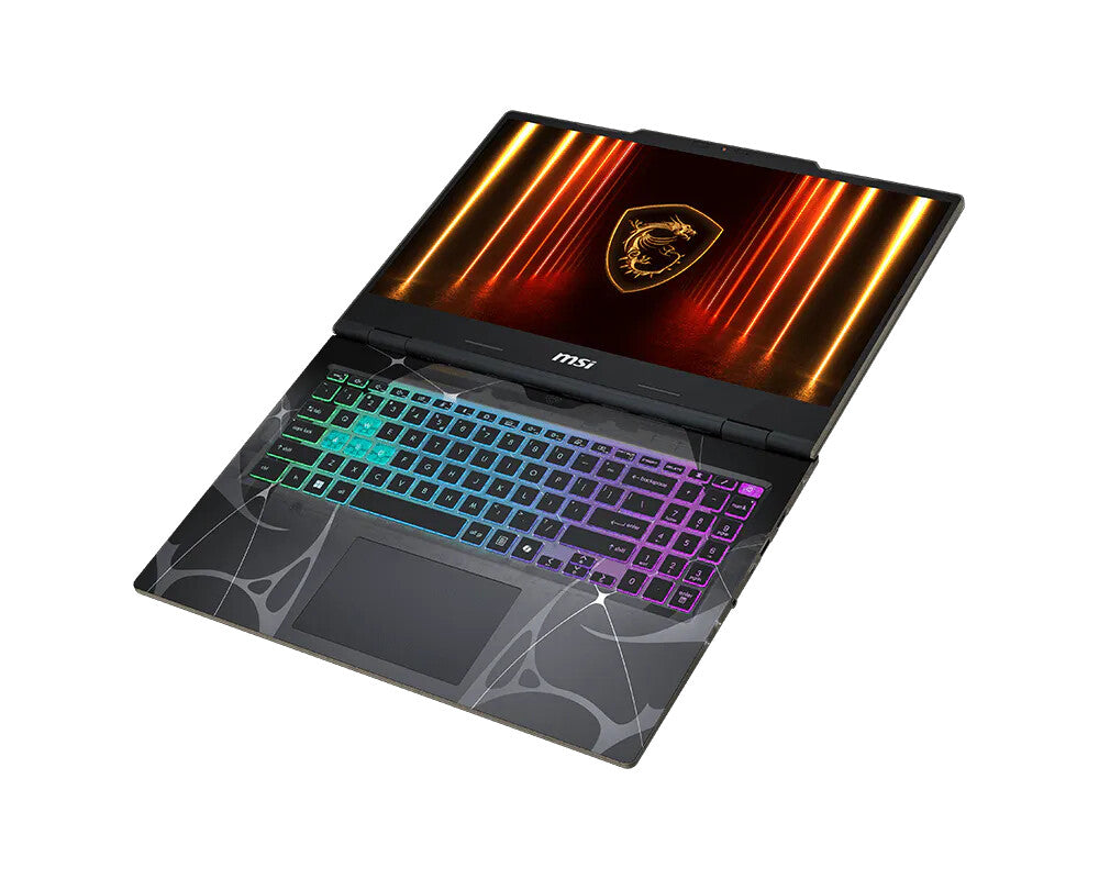 MSI Cyborg 15 B2RWFKG-401 Intel Core 7 240H Bärbar dator 39,6 cm (15.6") Full HD 16 GB DDR5-SDRAM 512 GB SSD NVIDIA GeForce RTX 5060 Laptop GPU Wi-Fi 6E (802.11ax) Windows 11 Home Svart