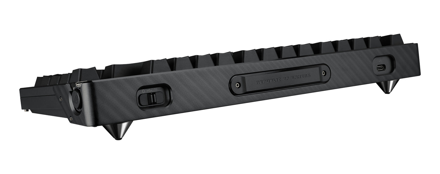 ASUS ROG Azoth Extreme tangentbord Spela USB + RF Wireless + Bluetooth QWERTZ Svart