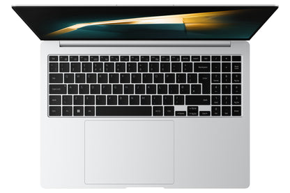 Samsung Galaxy Book4 Pro Intel Core Ultra 7 155H Bärbar dator 40,6 cm (16") Pekskärm WQXGA+ 32 GB LPDDR5x-SDRAM 512 GB SSD Wi-Fi 6E (802.11ax) Windows 11 Pro Platina, Silver