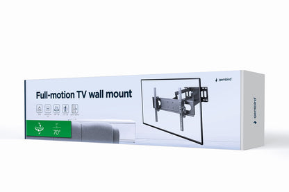 Gembird WM-70ST-01 tv-fäste 177,8 cm (70") Svart