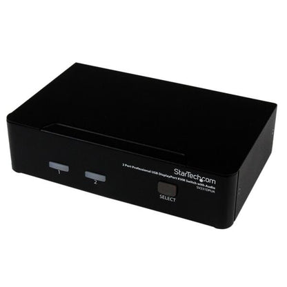 StarTech.com Professionell USB DisplayPort KVM-switch med 2 portar och audio