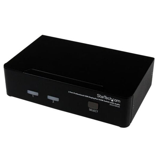 StarTech.com Professionell USB DisplayPort KVM-switch med 2 portar och audio