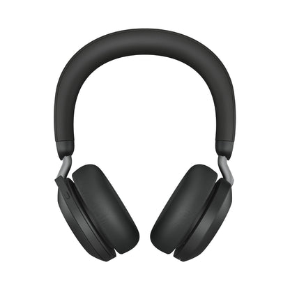 Jabra Evolve2 75 Headset Kabel & Trådlös Huvudband Samtal/musik USB Type-C Bluetooth Laddningsställ Svart