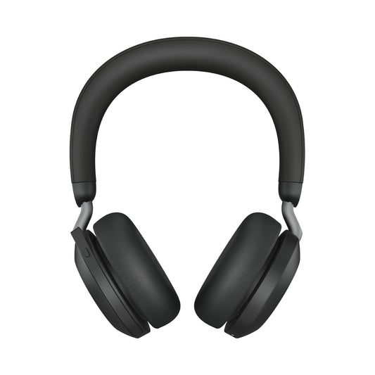 Jabra Evolve2 75 Headset Kabel & Trådlös Huvudband Samtal/musik USB Type-C Bluetooth Laddningsställ Svart