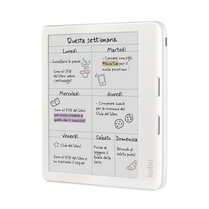 Rakuten Kobo Libra Colour e-bokläsare Pekskärm 32 GB Wi-Fi Vit