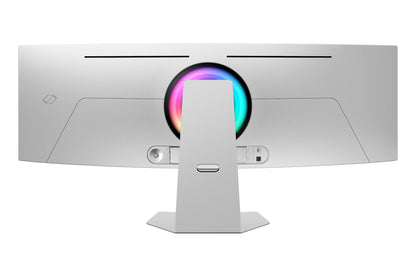 Samsung G95SD platta pc-skärmar 124,5 cm (49") 5120 x 1440 pixlar Dual QHD OLED Silver