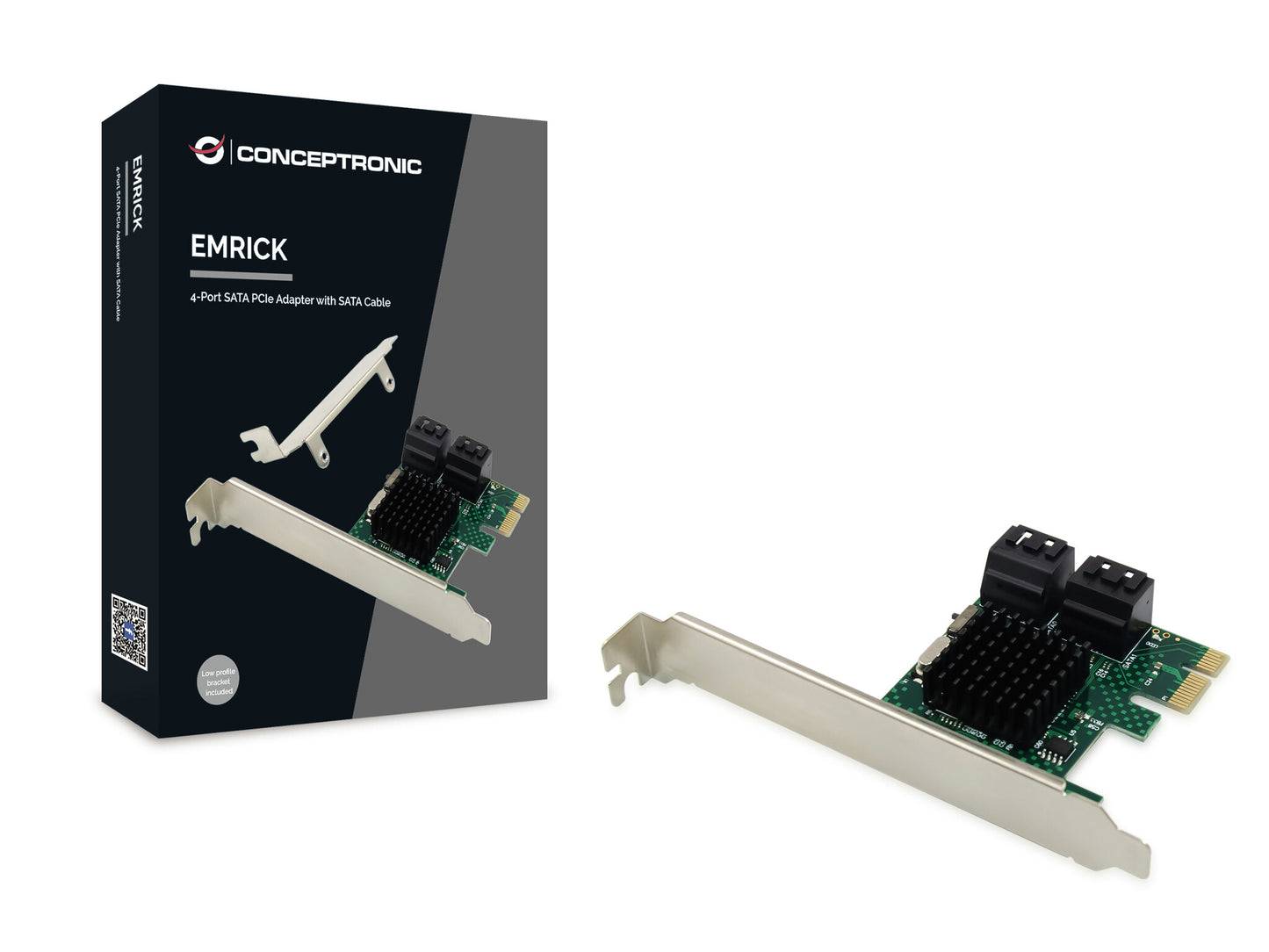 Conceptronic EMRICK03G nätverkskort/adapters Intern SATA