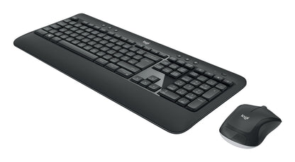 Logitech 920-008678 tangentbord Mus inkluderad Universal RF Trådlös AZERTY Belgiskt Svart