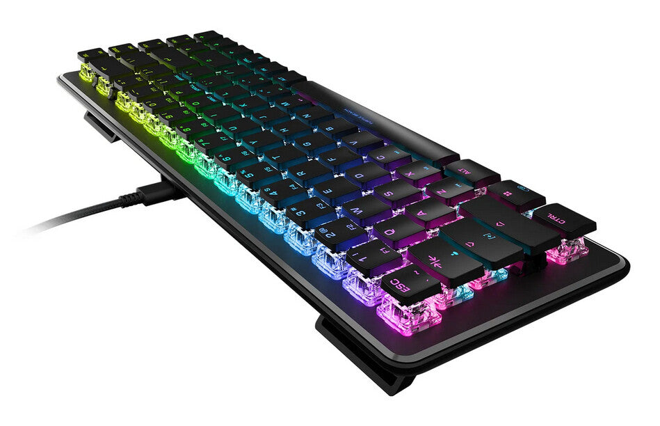 Turtle Beach Vulcan II Mini tangentbord Spela USB QWERTY tyska Svart