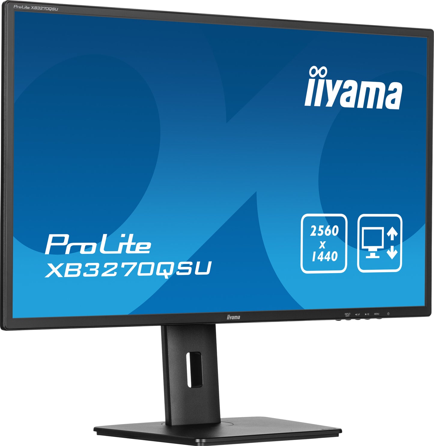 iiyama ProLite XB3270QSU-B1 platta pc-skärmar 81,3 cm (32") 2560 x 1440 pixlar Wide Quad HD LED Svart