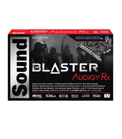 Creative Labs Sound Blaster Audigy Rx Intern 7.1 kanaler PCI-E