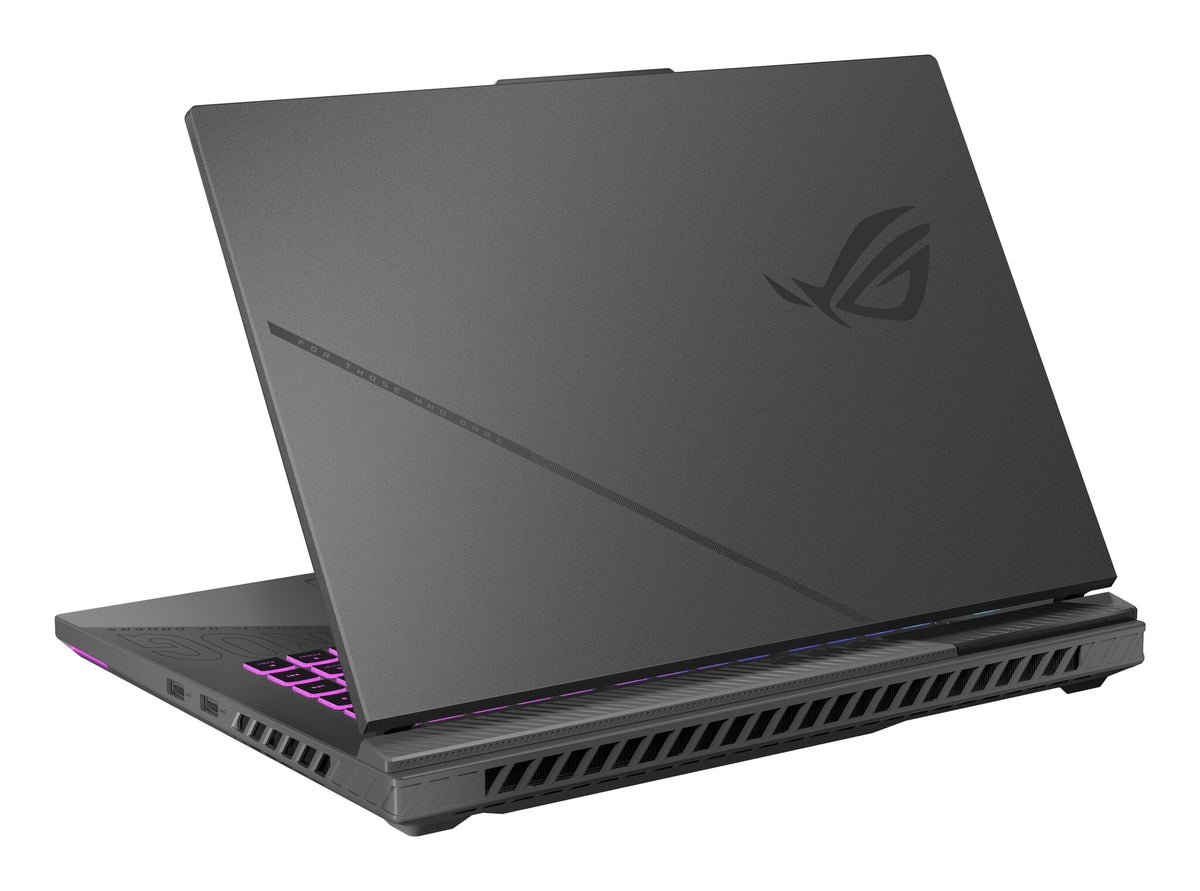 ASUS ROG Strix G16 G614PR-RV004W AMD Ryzen™ 9 8940HX Bärbar dator 40,6 cm (16") WUXGA 16 GB DDR5-SDRAM 1 TB SSD NVIDIA GeForce RTX 5070 Ti Wi-Fi 6E (802.11ax) Windows 11 Home Grå