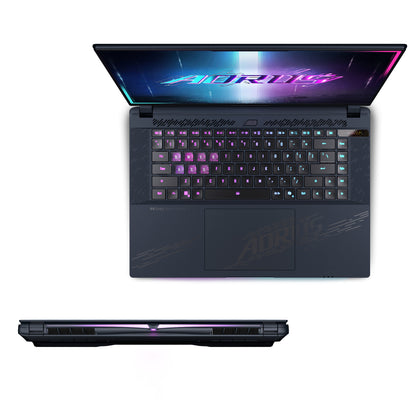 GIGABYTE AORUS MASTER 16 BZHC6DEE65SP bärbara datorer Intel Core Ultra 9 275HX Bärbar dator 40,6 cm (16") WQXGA 32 GB DDR5-SDRAM 2 TB SSD NVIDIA GeForce RTX 5090 Wi-Fi 7 (802.11be) Windows 11 Pro tyska Svart