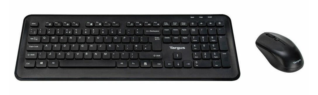 Targus AKM610NO tangentbord Mus inkluderad Universal RF Trådlös QWERTY Nordic Svart