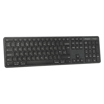 Targus EcoSmart AKB873NO tangentbord Universal Trådlös RF + Bluetooth QWERTY Nordic Svart