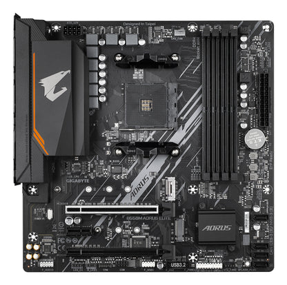 GIGABYTE B550M AORUS ELITE moderkort AMD B550 Uttag AM4 micro ATX
