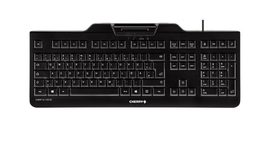 CHERRY KC 1000 SC tangentbord Universal USB QWERTY Engelska (Storbritannien) Svart