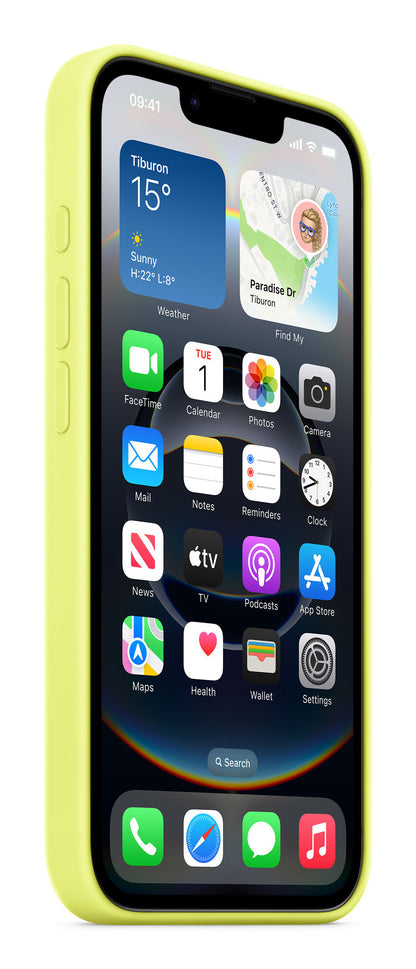 Apple MGYW4ZM/A mobiltelefonfodral 15,5 cm (6.1") Mobilskal Gul