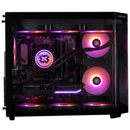 CAPTIVA PC Highend Gaming R90-031 (Ryzen 7 5700X/RTX5070 12GB GDDR7/SSD 1TB/32GB/WLAN/Windows 11 Home 64-bit) AMD Ryzen™ 7 DDR4-SDRAM NVIDIA GeForce RTX 5070 Svart