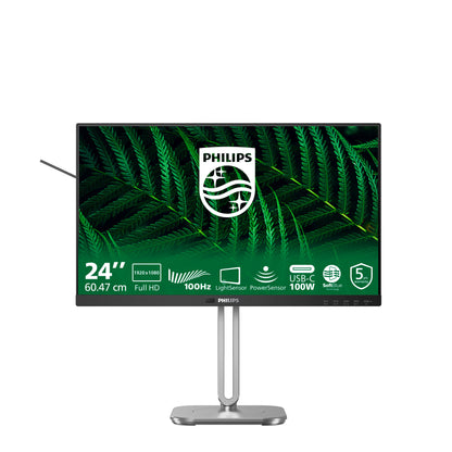 Philips 5000 series 24B2G5301/00 platta pc-skärmar 60,5 cm (23.8") 1920 x 1080 pixlar Full HD LCD Svart