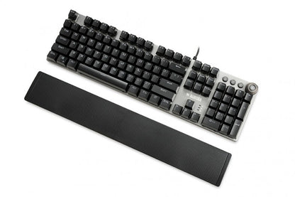 iBox AURORA K-4 tangentbord Spela USB QWERTY Svart, Silver