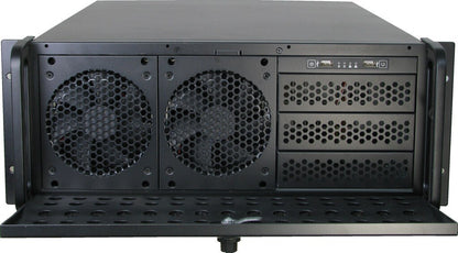 Inter-Tech IPC 4U-4129L Ställning Metallisk, Silver