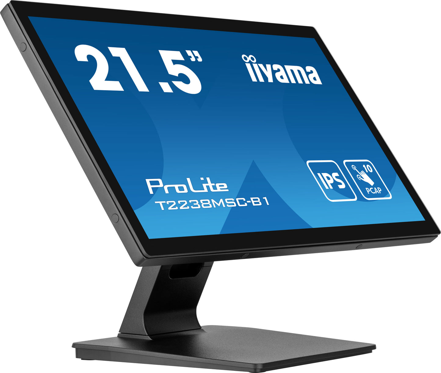 iiyama ProLite T2238MSC-B1 platta pc-skärmar 54,6 cm (21.5") 1920 x 1080 pixlar Full HD LED Pekskärm Svart