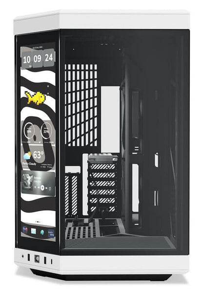 HYTE Y70 Touch Midi Tower Svart, Vit