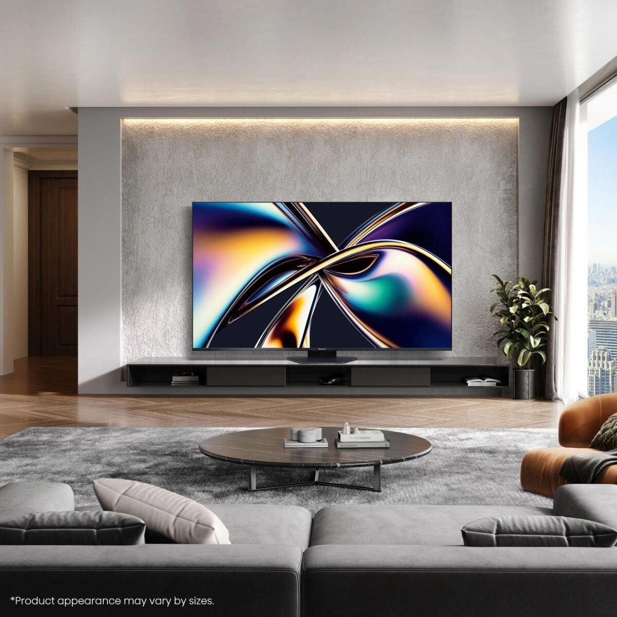Hisense 55U8Q 139,7 cm (55") 4K Ultra HD Smart-TV Wi-Fi Svart 700 cd/m²