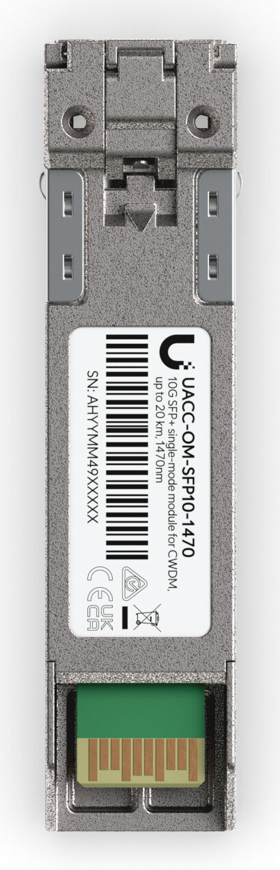 Ubiquiti UACC-OM-SFP10-1470 transceiver-moduler för nätverk Fiberoptik 11300 Mbit/s SFP+ 1470 nm