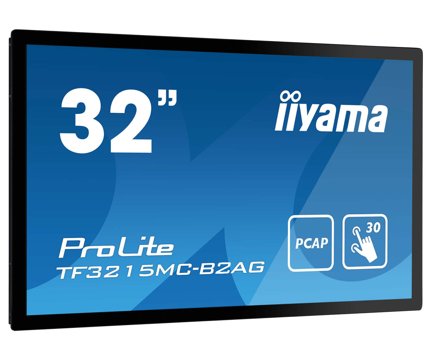 iiyama ProLite TF3215MC-B2AG platta pc-skärmar 80 cm (31.5") 1920 x 1080 pixlar Full HD LED Pekskärm kiosk Svart