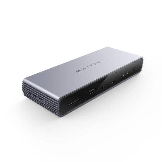 Targus HDTB4D-EU dockningsstationer för bärbara datorer Dockning Thunderbolt 4 Grå