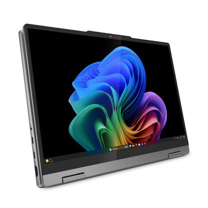 Lenovo IdeaPad 5 2-in-1 14Q8X9 Copilot+ PC Snapdragon X1P-42-100 Hybrid (2-i-1) 35,6 cm (14") Pekskärm WUXGA 16 GB LPDDR5x-SDRAM 1 TB SSD Wi-Fi 7 (802.11be) Windows 11 Home tyska Grå
