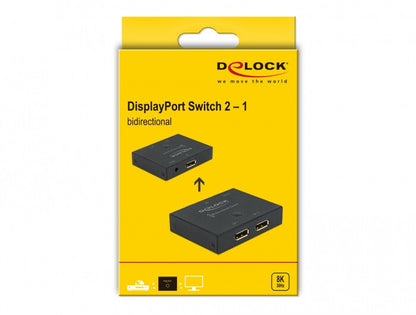 DeLOCK 11478 videosignalomvandlare 7680 x 4320 pixlar