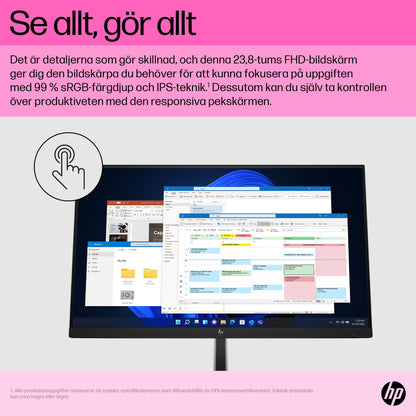 HP E24t G5 FHD-pekskärm