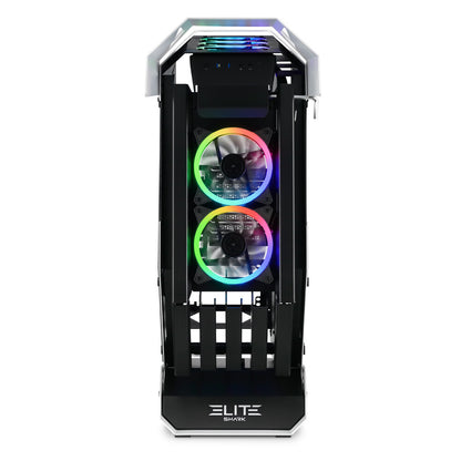 Sharkoon ELITE SHARK CA700 Tower Svart, Vit